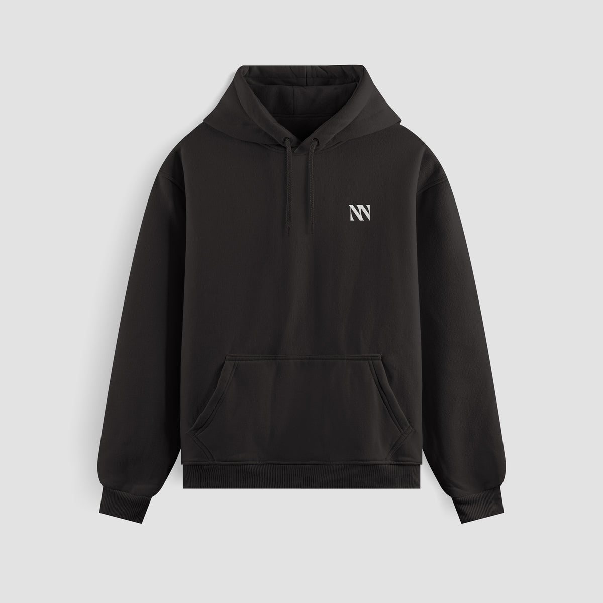 Hoodie noir Cafe Mundo Tour de Carbonne, vue de face