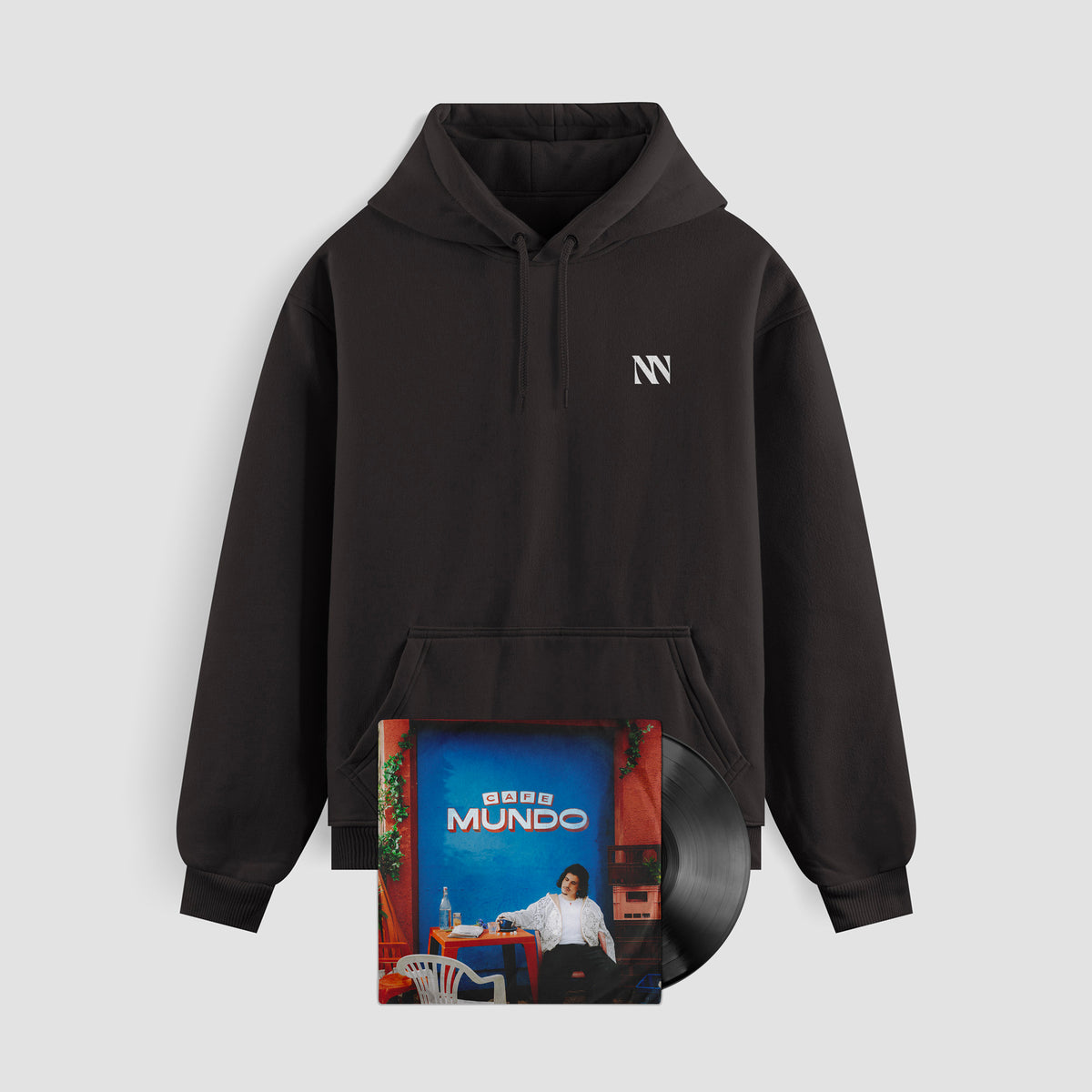 Pack Vinyle + Hoodie « Cafe Mundo »