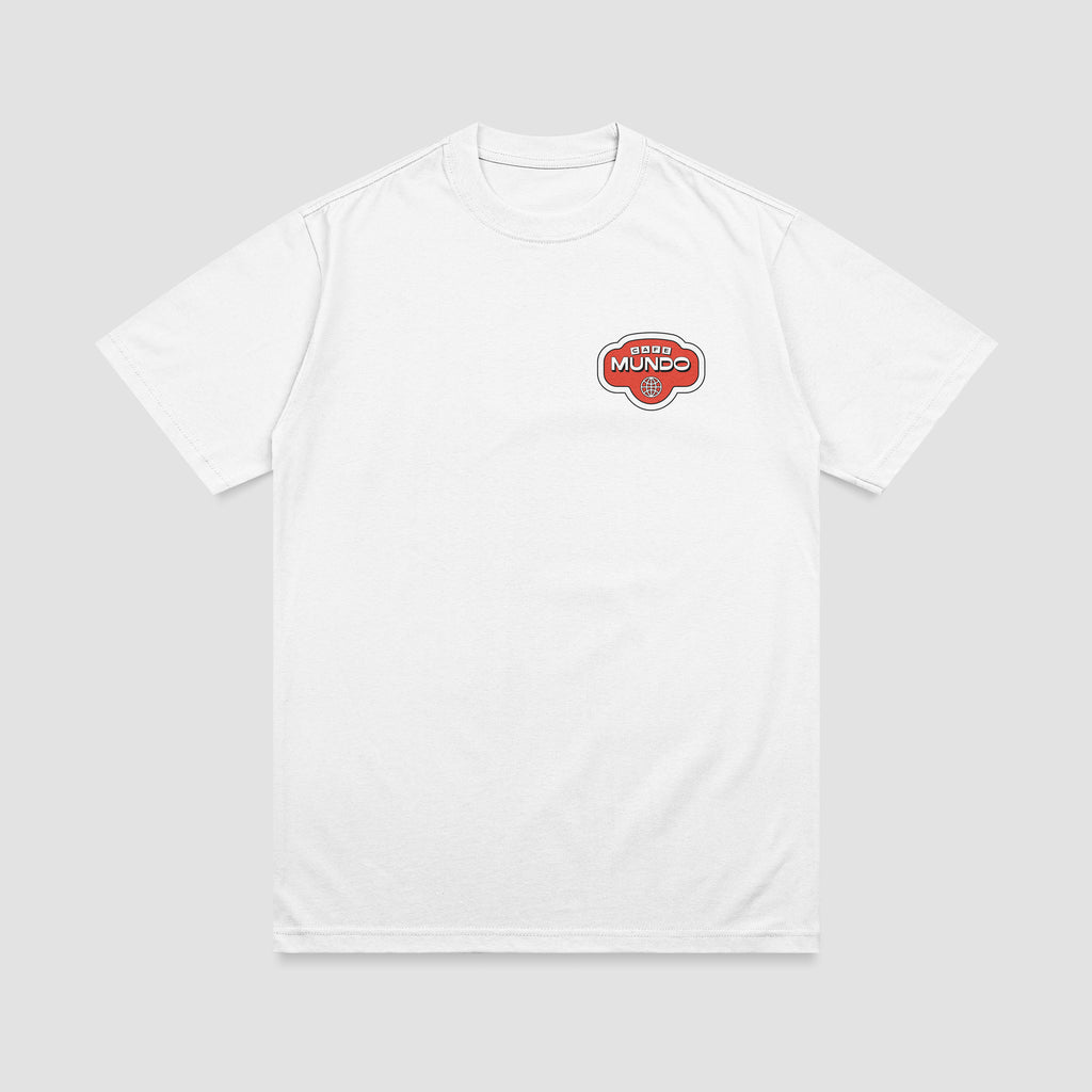 T-shirt blanc Cafe Mundo de Carbonne