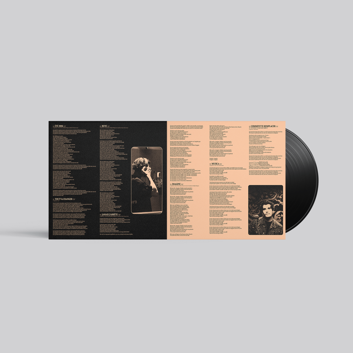 Vinyle Par Nous-Mêmes de Carbonne, numérotation et signature